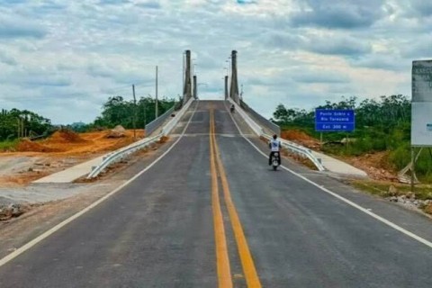 Ponte sobre o Rio Tarauacá na BR-364 tem tráfego liberado após conclusão de obras