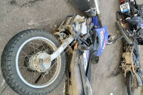 Colisão entre três motos mobiliza duas equipes do Samu em Cruzeiro do Sul