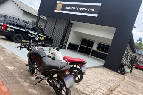 Duas motos furtadas são recuperadas em Cruzeiro do Sul pela Polícia Civil do Acre